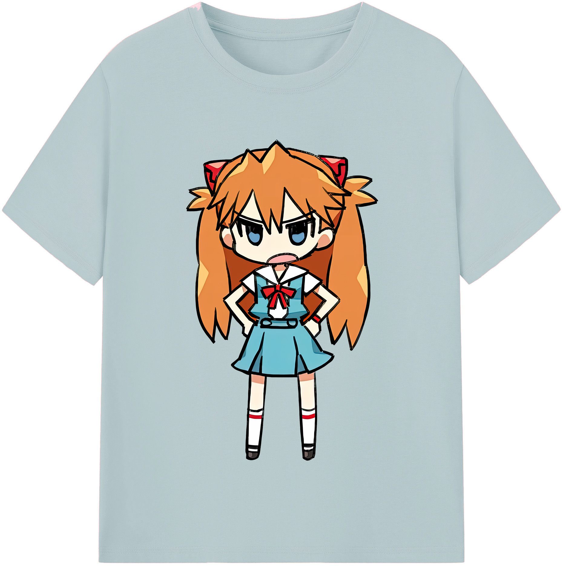 （画像用） EVA 新世紀エヴァンゲリオン 綿100％半袖Tシャツ（フロントプリント）
